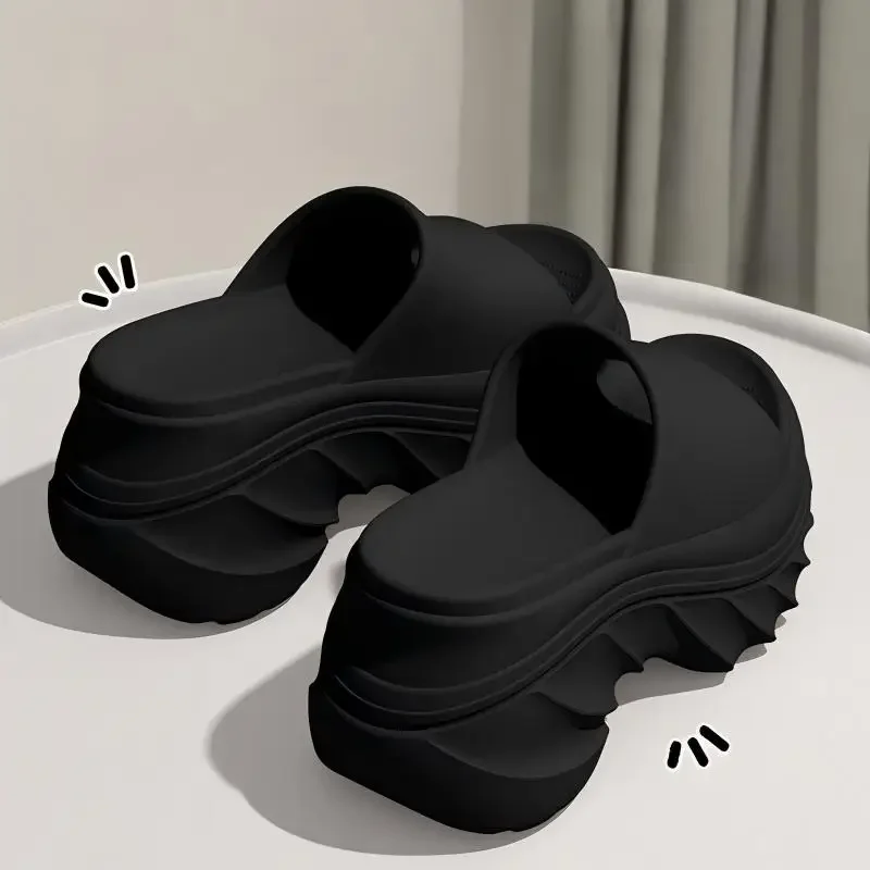 Pantuflas de Mujer para Verano 2026, Pantuflas de Exterior, Nuevas Pantuflas de Eva con Suela Gruesa para Mujer, Sandalias de Casa con Suela Suave para Mujer