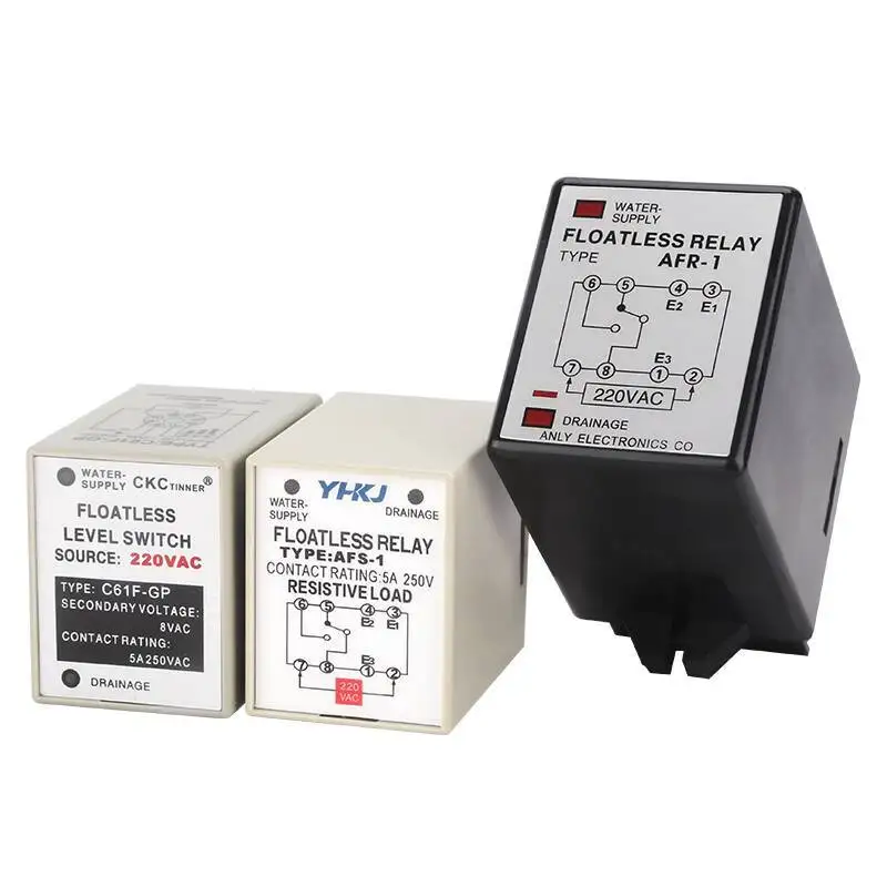 Technology AFS-1 Liquid Level Relay Water Level Controller C61F-GP AC220V AC380V