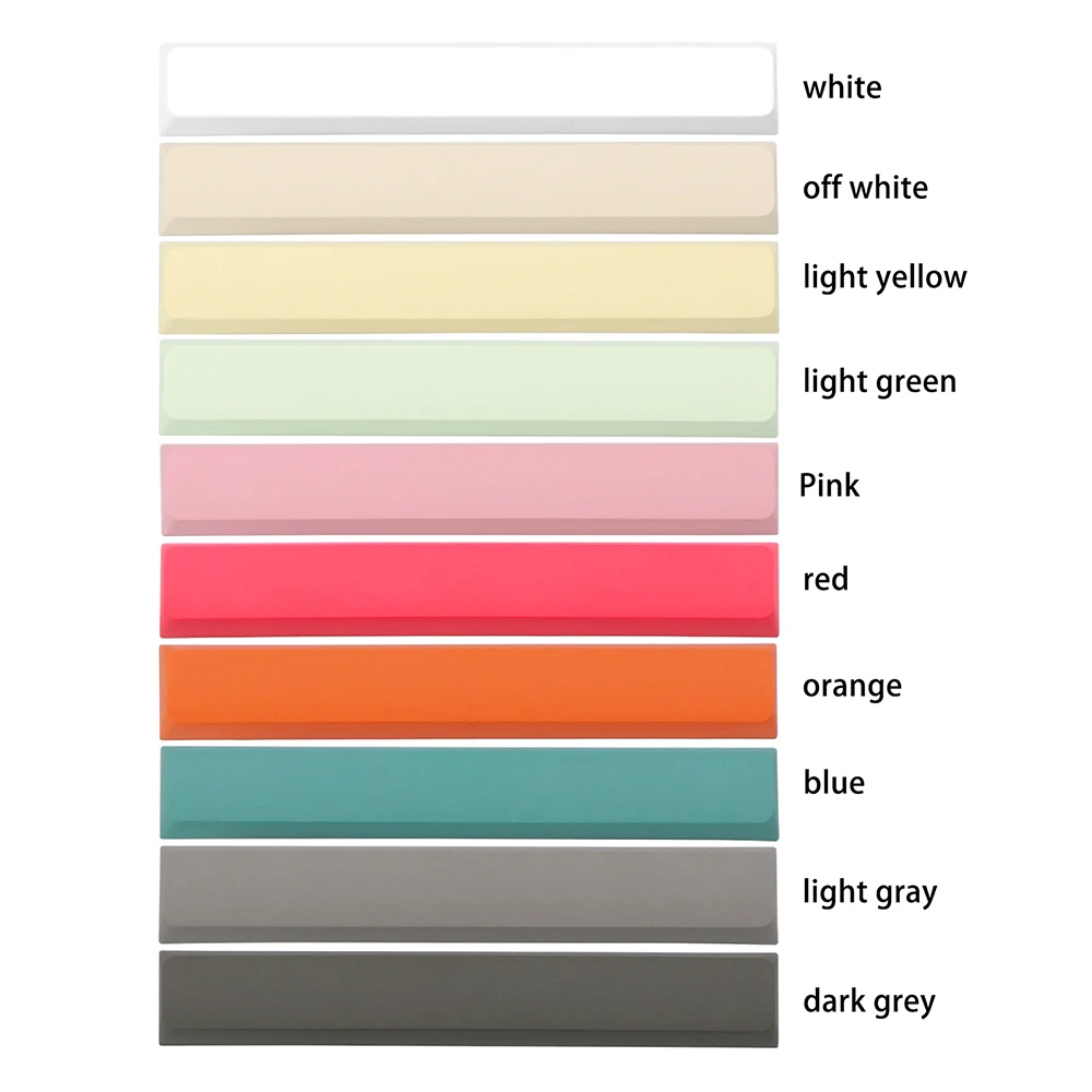 JSJT XDA Keycaps Mechanical Keyboard PBT 6.25u Spacebar Customized Gamer Mixed Color Keycaps Mx Switches XDA Height