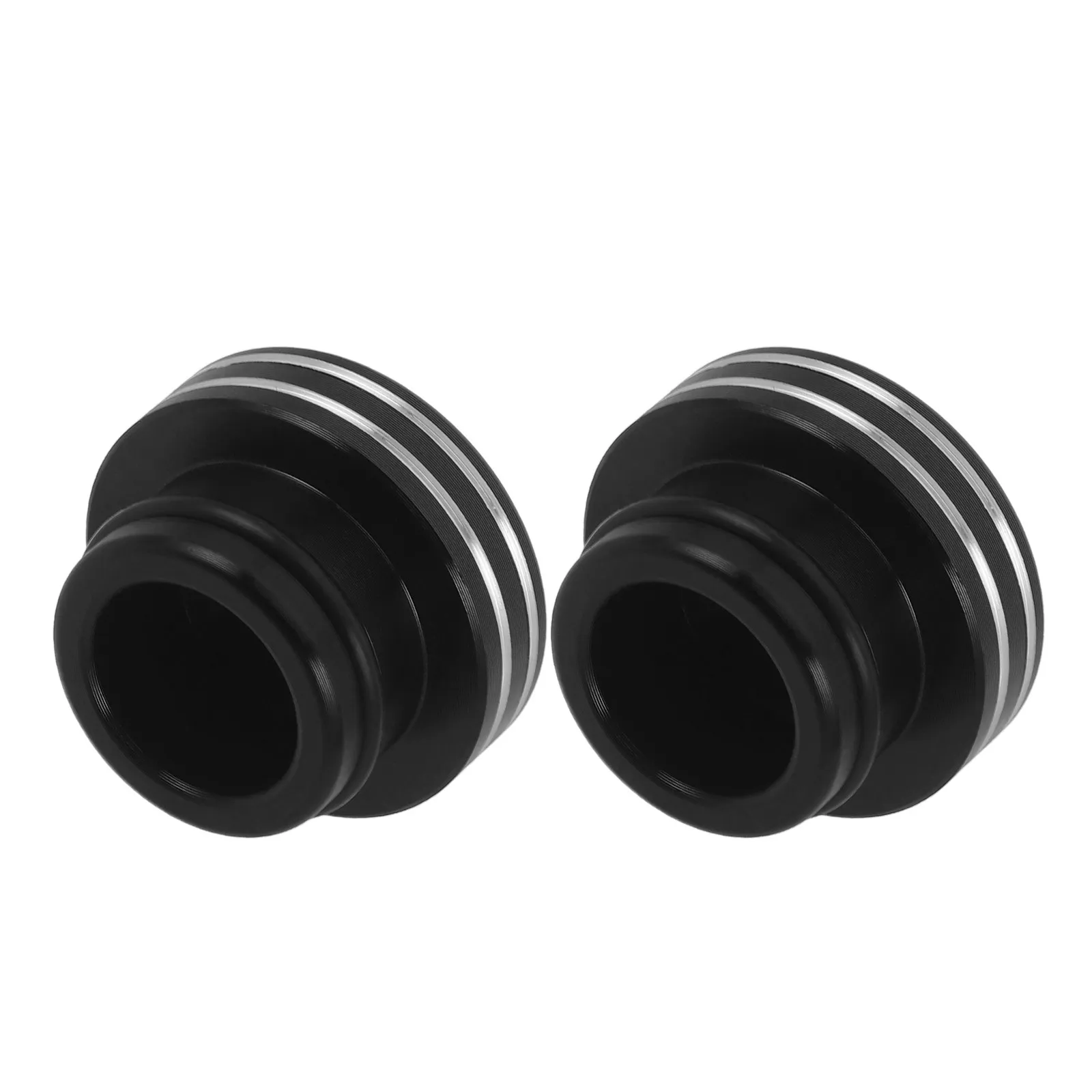 2Pcs Car Cigarette Lighter Socket Cover Dustproof Plug Cap Black Compatible with Most Vehicles Boats Lighter Socket Cover