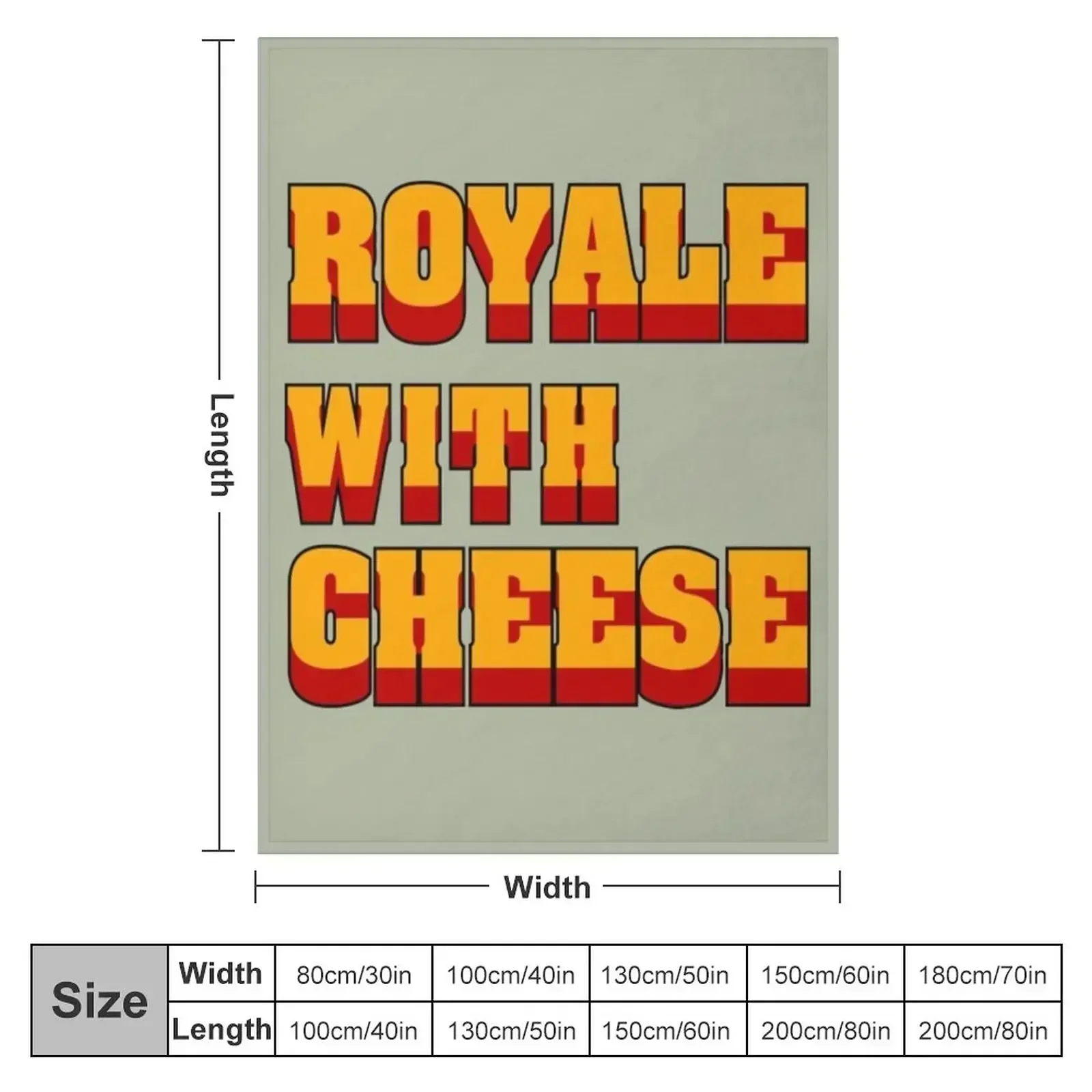 New Pulp Fiction, Movie, quote, Royale with Cheese Throw Blanket Designers Furry Sleeping Bag Soft Vintage wednesday Blankets