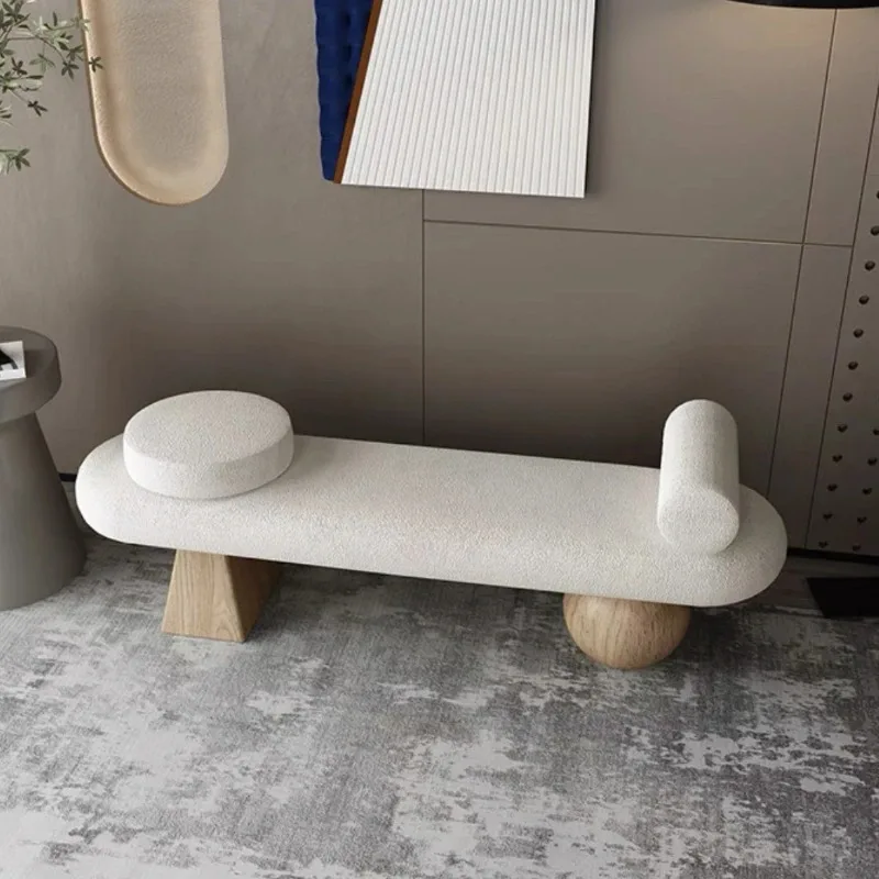 

Роскошная бархатная османская скамейка, мягкая подставка для ног, табурет для обуви, прихожая, спальня, торцевая скамейка, современный скандинавский диван для гардеробной, сиденье