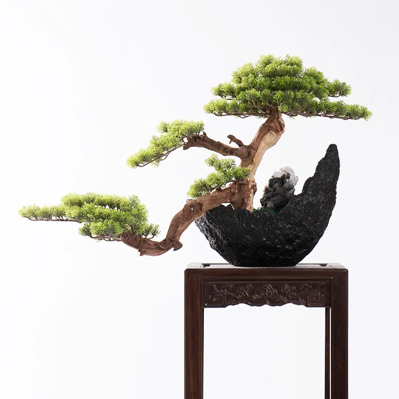 

New Chinese simple ceramic brushed vase ornament living room coffee table dining table Nordic modern flower ware