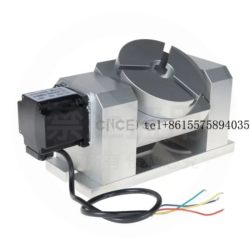 hot CRA902 numerical control machine tool rotary indexing head fourth fifth axis with harmonic gearbox and waterproof stepper