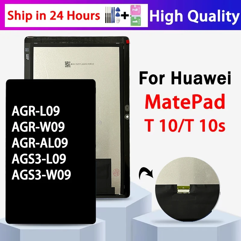

Дисплей T10 T10s для Huawei MediaPad T 10 10s AGR-L09 AGR-W09 AGR-AL09 AGS3-L09 AGS3-W09, дигитайзер сенсорного экрана в сборе