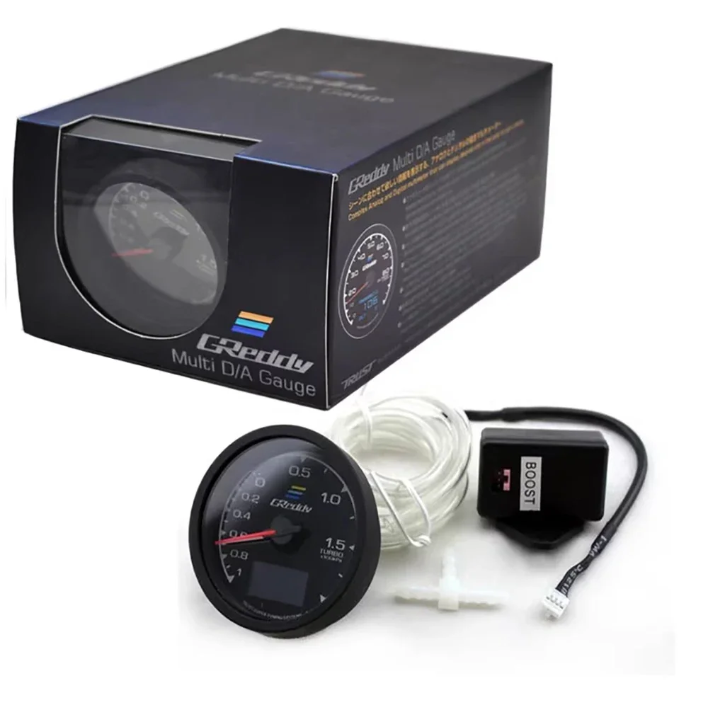 62MM GReddi Messgerät 7-Farben-LED Digitalanzeige Boost Turbo Volt Display Wasser- & Öltemperatur Kraftstoffdruck Drehzahl Vakuum AFR Anzeige – Detail 17