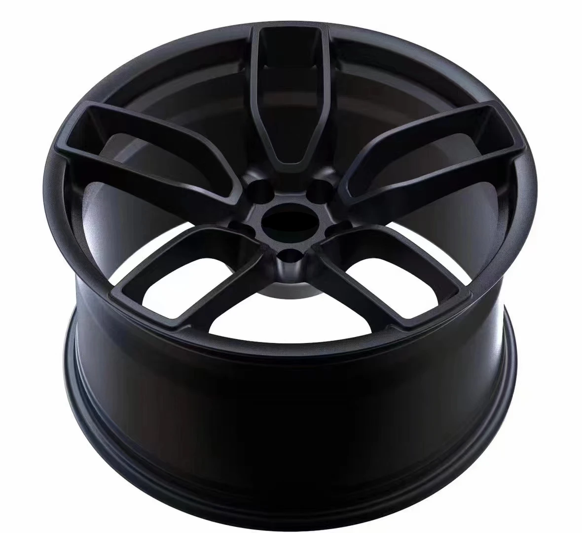 Bku racing 5x115 wheels 19 20 21 22 inch  9.5J 5 holes mate black for dodge challenger SRT charger wheels