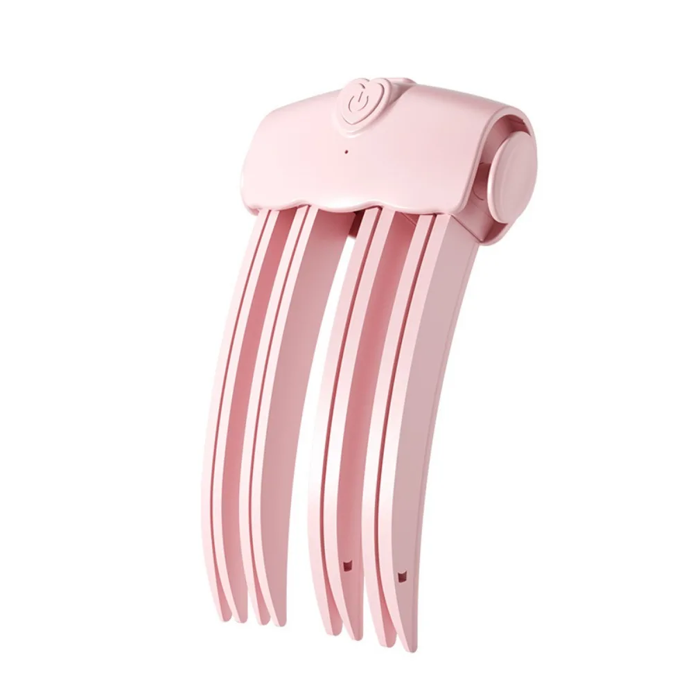 Rechargeable Electric Fluffy Hairpin Curling Clip Wireless Heating No Crease Volumizing Hair Clips Anti-Scald Adjustable