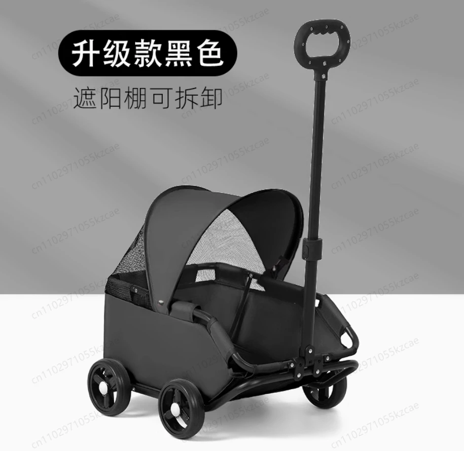 

Small pet cart dog cat cart out small car lightweight foldable outdoor