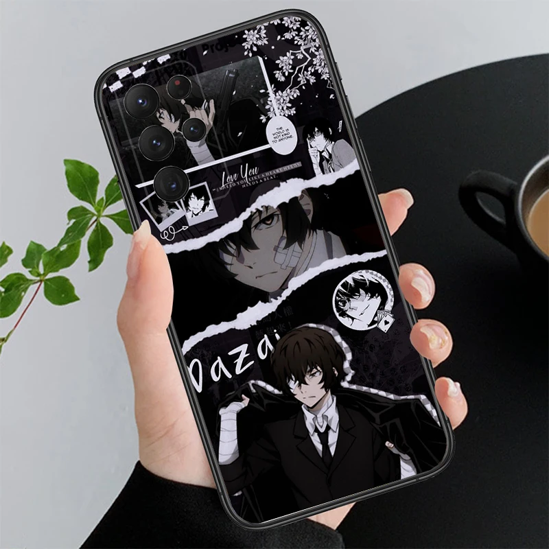 Phone Case for Samsung Galaxy A73 A53 A13 A22 A12 A32 A71 A21S A33 A52 A72 A02 A03 A51 A31 M31 Bungou Stray Dogs Dazai Osamu