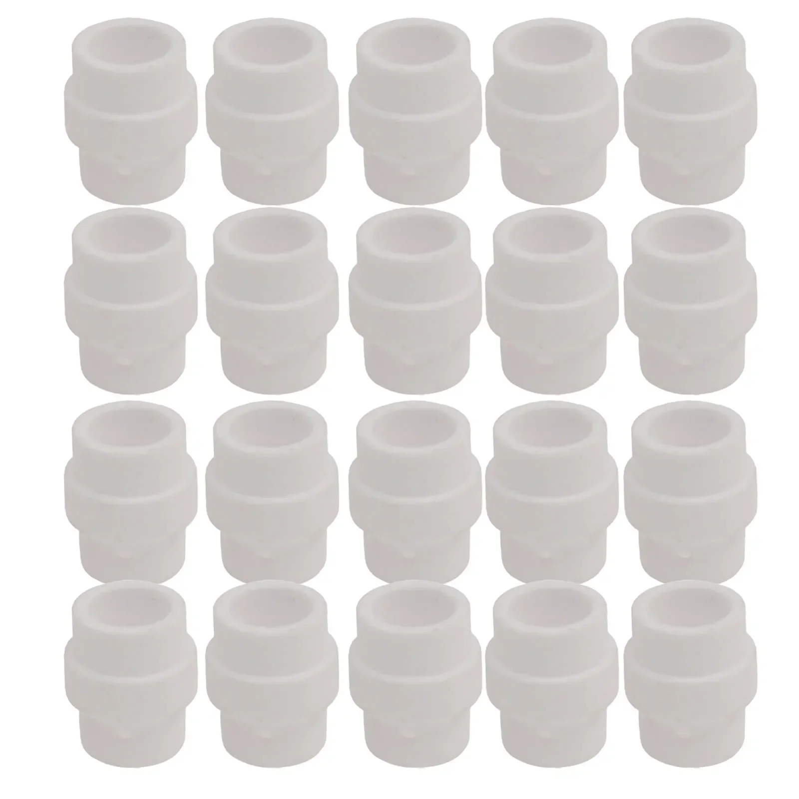 20pcs Gas Diffuser 24KD/36KD Accessories Ceramic Consumables Diffuser For Gas Head MIG Parts High Quality