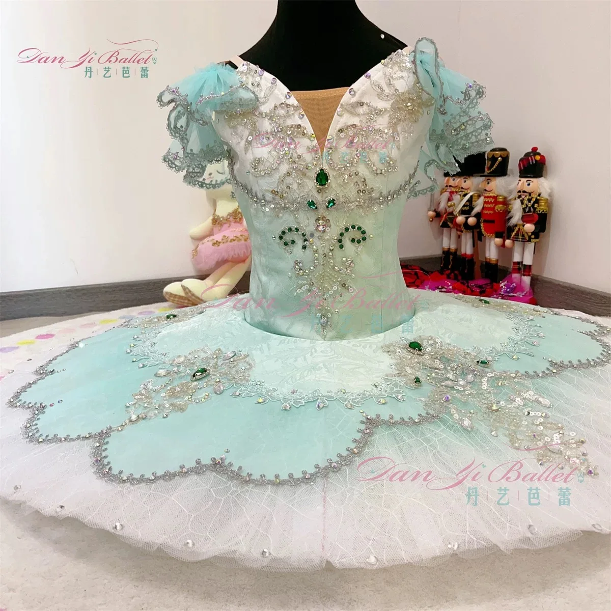 Danyi Shuizawa Fairy tutu disk skirt Ballet dress Fruit and Green Competition dress performance dress Professional customization