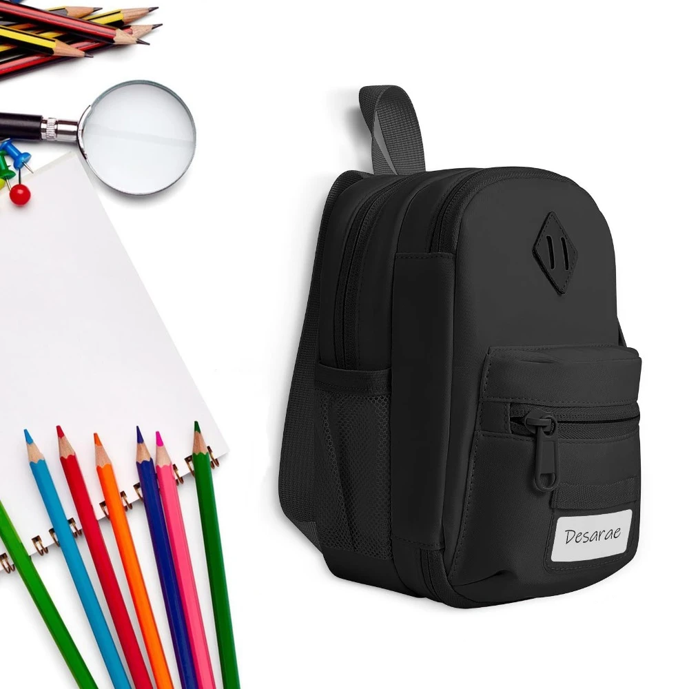 

Large Capacity Pencil Case Multiple Pockets Backpack Shape Stationery Storage Bag with Compartments Nylon Pouch Holder Students