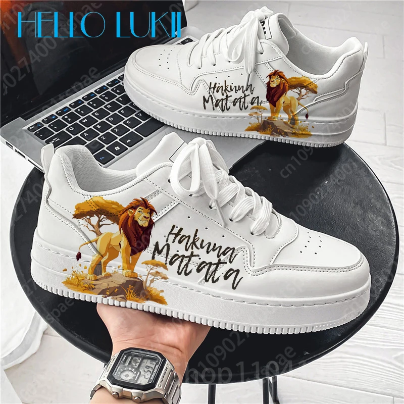 

Lion King sneakers Men's board shoes fashion casual sports shoes personality comfortable anti slip casual shoes