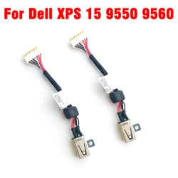 1-10Pcs Hot Sale DC Power Jack Charging Port Socket For Dell XPS 15 9550 9560 Black Computer Connection And Connector