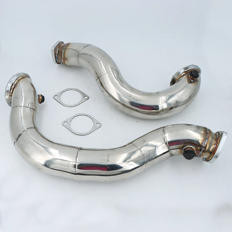 N54 3.0T E82 E88 E90 E92 E8X E9X 135i 335i Intake Turbo charge pipe Cooling kit + 50mm BOV +3'' Catless Downpipe