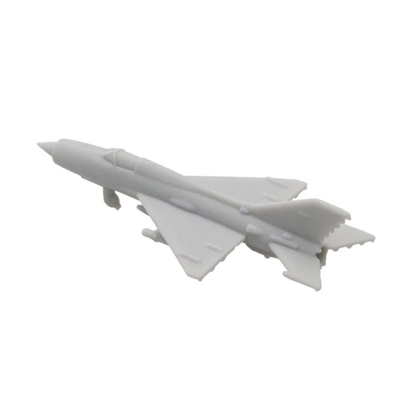 5PCS Russia Mig-21 Fighter Jet Plane 1/2000 700 400 350 Scale Resin Model Toys Fighting Aircraft w Landing Gear Battle-airplane