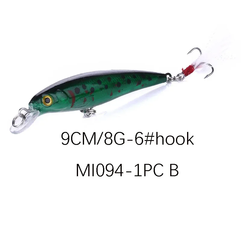 Stream Fishing Lure 8G 10CM Sinking Artificial Hard Bait For Bass Perch Pike Salmon Trout Lure