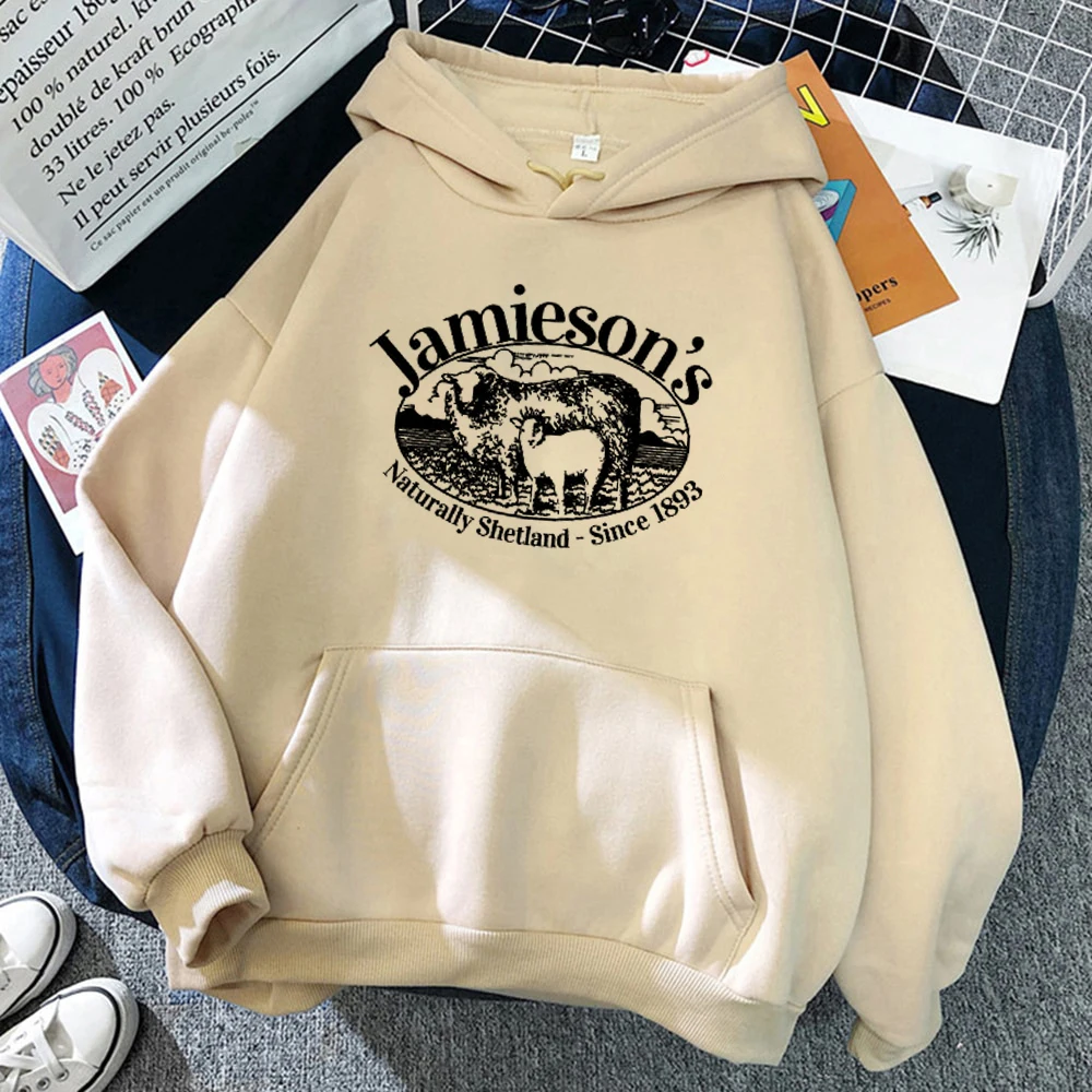 

2024 New Women's Hoodie Printed Goat Pattern Oversized Women's Loose Top Y2k Style Hoodie Autumn And Winter Pure Cotton Hoodie