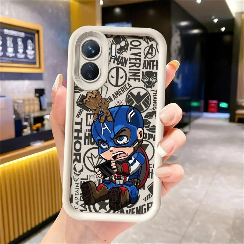 Shockproof Case For Xiaomi Redmi Note 11 10 Pro 13 12 12C A1 Plus Poco X3 NFC Silicone Phone Cover Marvel Sipider Man The HULK