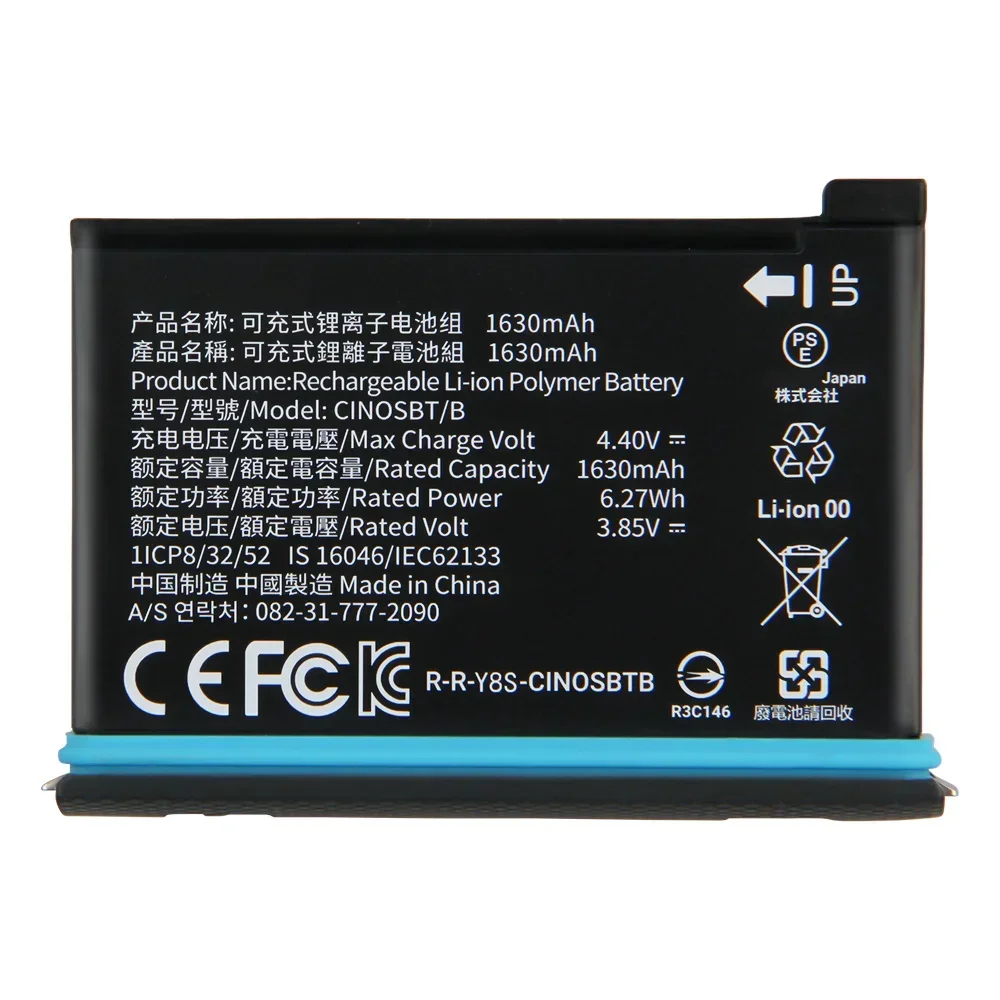 NEW Replacement Battery CINOSBT/B CINAQBT/A For Insta360 ONE X Insta360 ONE X2 Insta360 ONE X3 Pocket Camera Battery