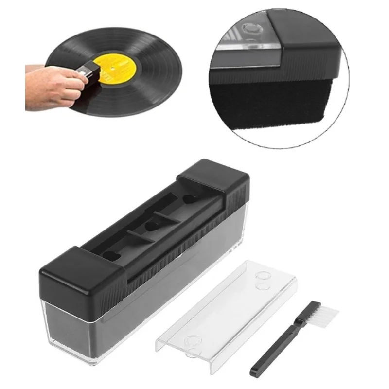 Record Cleaner Brush Anti-Static Vinyl Record Brush for LP Device Dropship