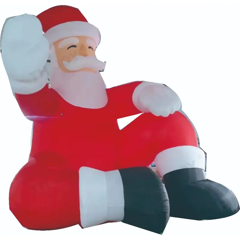 

Custom Design Sitting Advertising Inflatable Christmas Santa Claus Decorations
