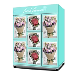 Keep Flower Fresh Vending Machine Long Time Preserve Flower Vending Machine With Big Size Locker Space