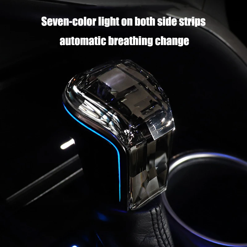 

Gear Shift Knob Crystal With Light For Toyota Camry Avalon Corolla Cross 18-22 Modified Accessories Side Light Bar 7 Colors