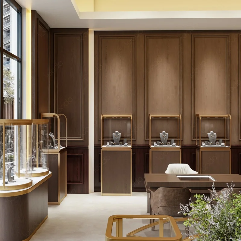 custom.Sundo Customized 3D Interior Design Layout Luxury Jewelry Watch Shop Jewelry Showroom Decoration Design Effect Drawing