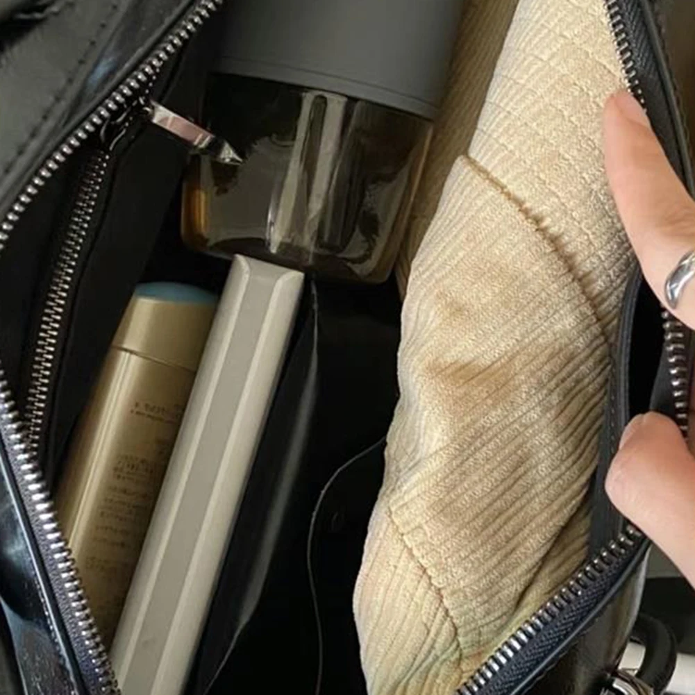 

Women Fashion Shoulder Bag Large Capacity PU Boston Pillow Bag Mini Clutch Purse Solid Color Zipper Closure for Outdoor Travel