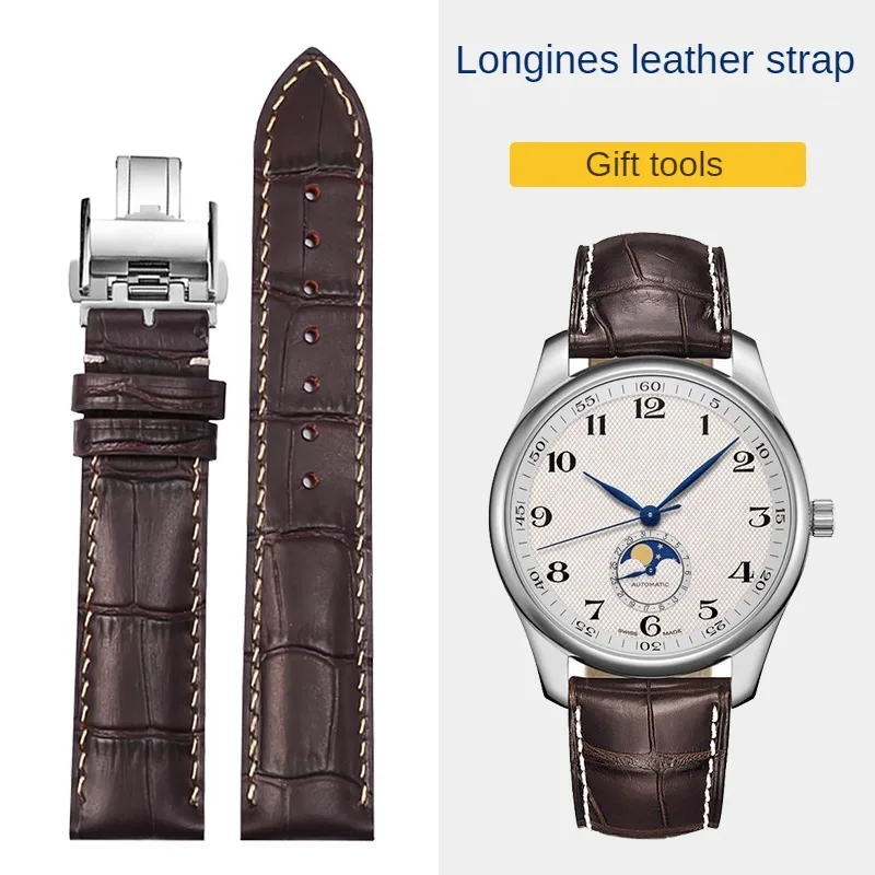 

Substitute Eight Needle Lunar Phase Series Men And Women Flat Interface Butterfly Buckle Watch Strap 13/15/18/19/20/21/22mm