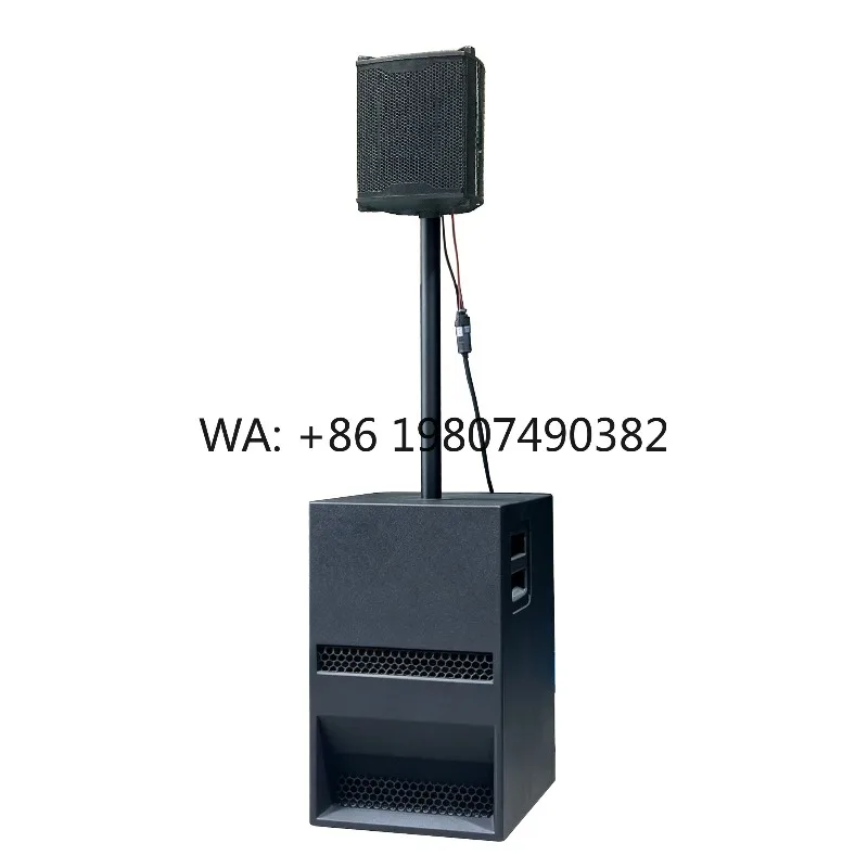 100W 6.5 Inch Coaxial Column Speaker Match 600W 12 Inch Active Subwoofer Church Stage High Fidelity Professional Audio Device