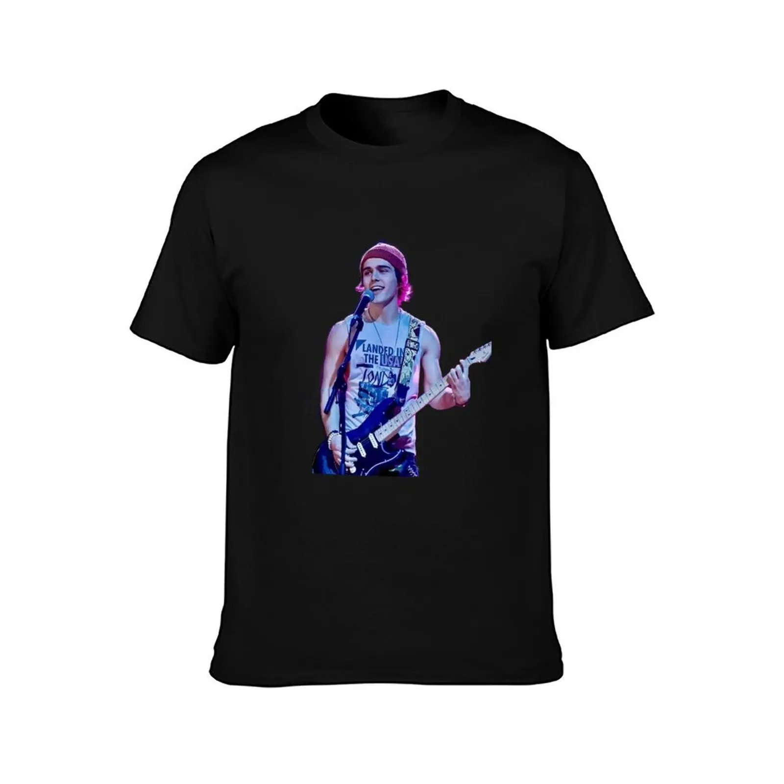 Gillespie T-Shirt, Summer Casual Cotton Tee, Oversized Streetwear Tops, Vintage Graphic Print, Loose Fit Short Sleeve