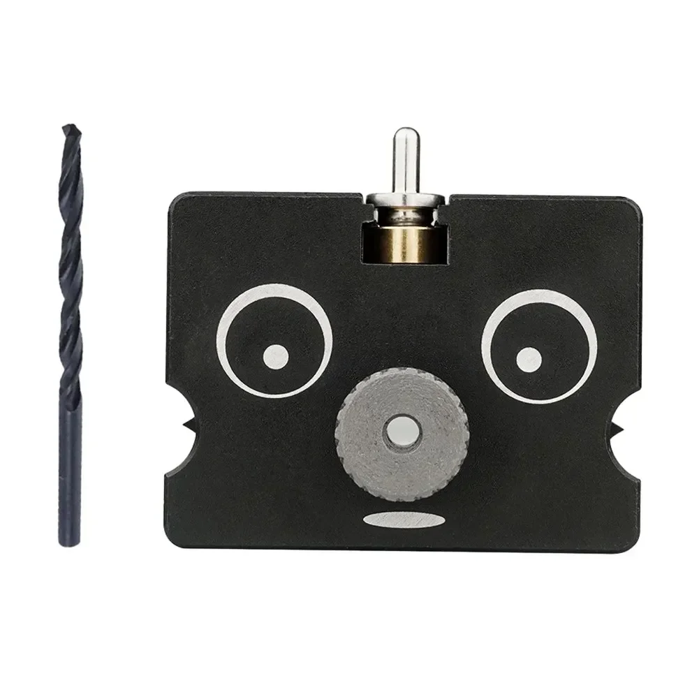 Imagem -03 - Quick Connect Woodworking Connector Guia Dowel Jig Hole Punch Locator Hardware Tools em 60*45 mm Liga de Alumínio