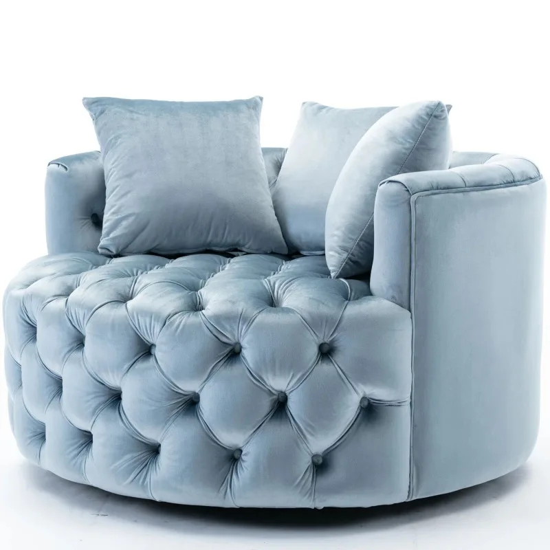 Sofa Nordic simple small apartment living room rotatable round lazy sofa chair