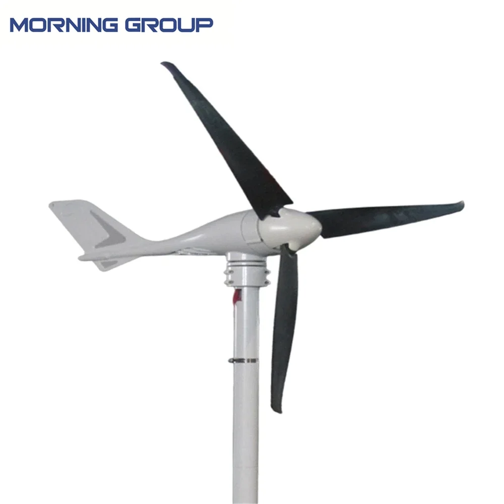 S-700 Wind Turbine Motor Generator Marine Type Windmill 3 CFRP Blades With External Type WindSolar Hybrid Controller