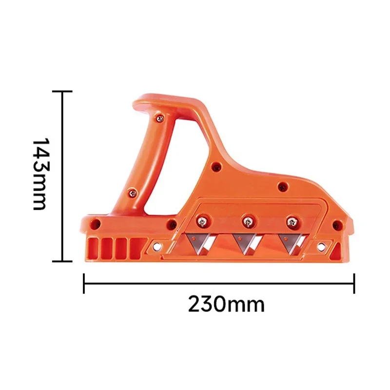 1PC Plasterboard Quick Cutter Gypsum Board Hand Plane Drywall Edge Chamfer 45°/60° Woodworking Trimmer Hand Tool