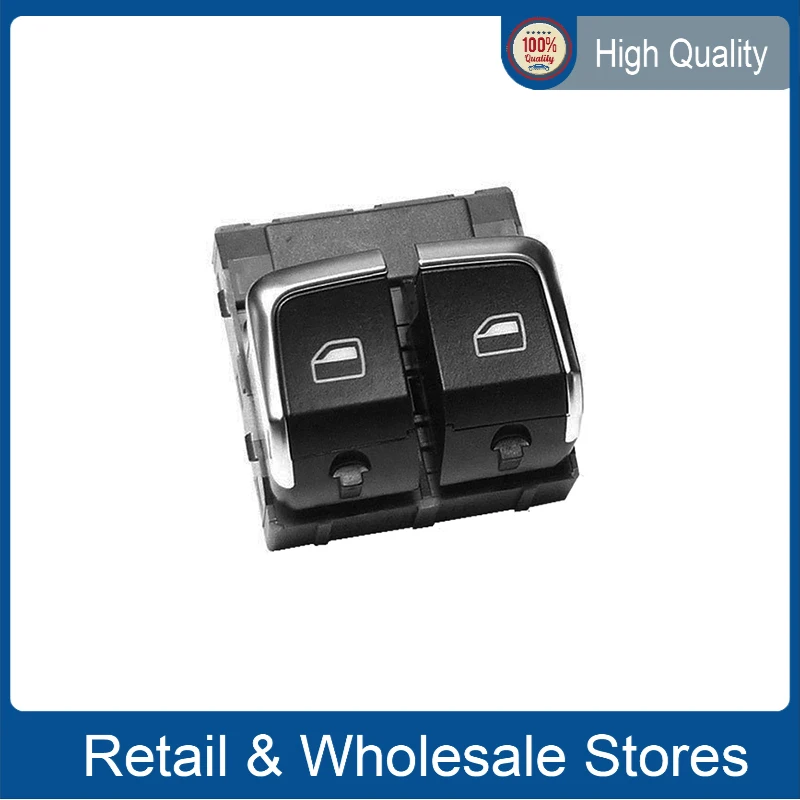 

Front Power Window Control Switch Button Black 8K0959851G for Audi A5 Coupe Sportback 2008-2016 8K0959851A 8K0959851C