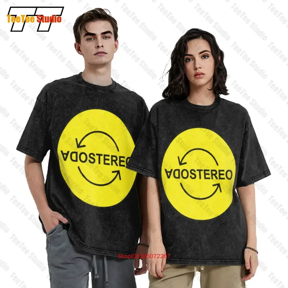 Soda Stereo Vintage Oversized T-Shirt Funny Birthday Cotton Vintage For 7C7Z