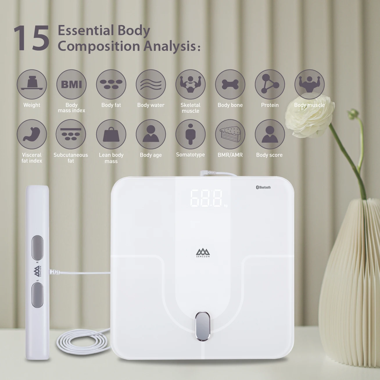 

Умные весы для жира в организме, двухчастотный биоимпедансный анализатор здоровья, усовершенствованные цифровые весы, прямые поставки с фабрики