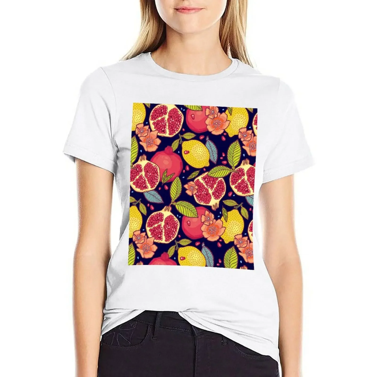 Mysterious tropical garden. T-shirt hippie clothes shirts graphic tees black t-shirts for Women