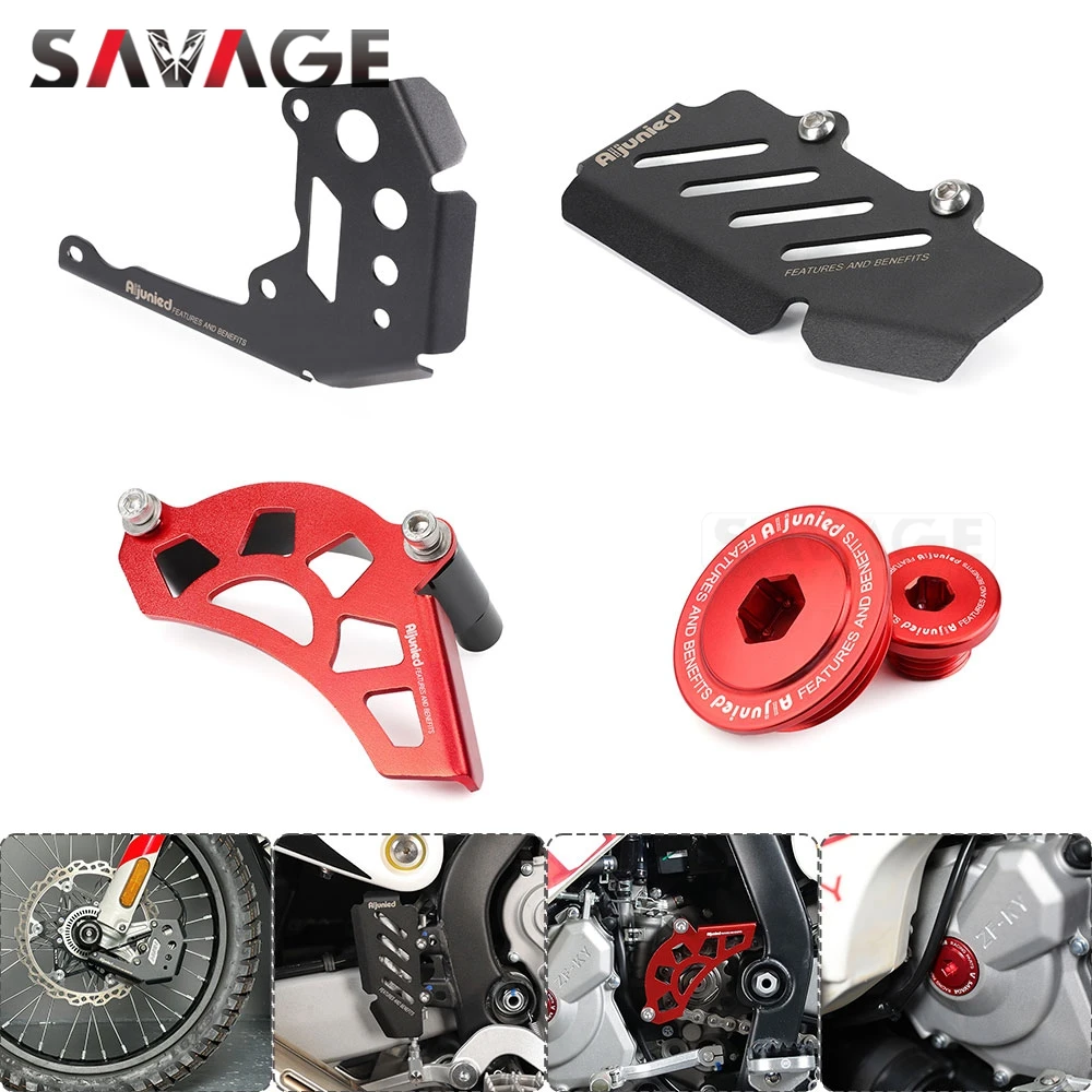 2024 Motorcycle Accessories Protection For Kove 450 Rally Colove 450R Frame Crash Slider Brake Cylinder Cover Cap Guard Footpeg