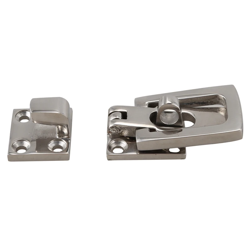 3X 316 Stainless Steel Marine Boat Door Lock Latch Catch Anti-Rattle Fastener Clamp 70Mm Marine Hardware