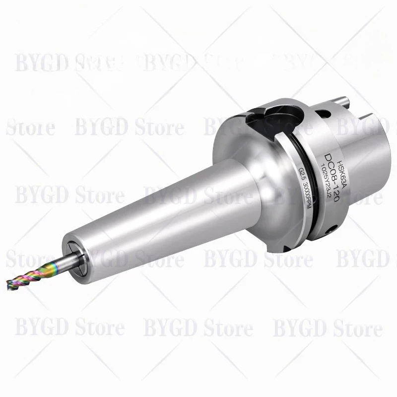 HSK63A high-speed pull-back tool holder SDC6 SDC12 high-precision DC collet numerical control machining center tool handle