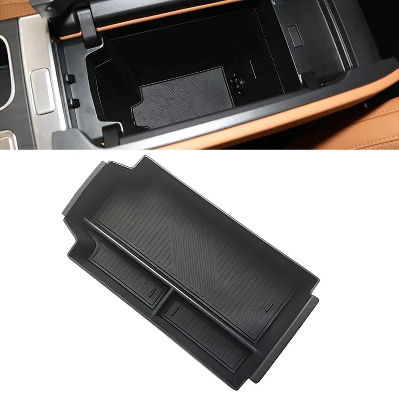 Car Armrest Storage Box for iCAUR V27 REEV 2026 Central Control Orgnizer Stowing Tidying Car Accessories