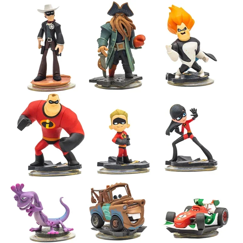 Figuras de acción de personajes del juego Disney Infinity, colección de Piratas del Caribe, Toy Story, Monster University, decoración de escritorio