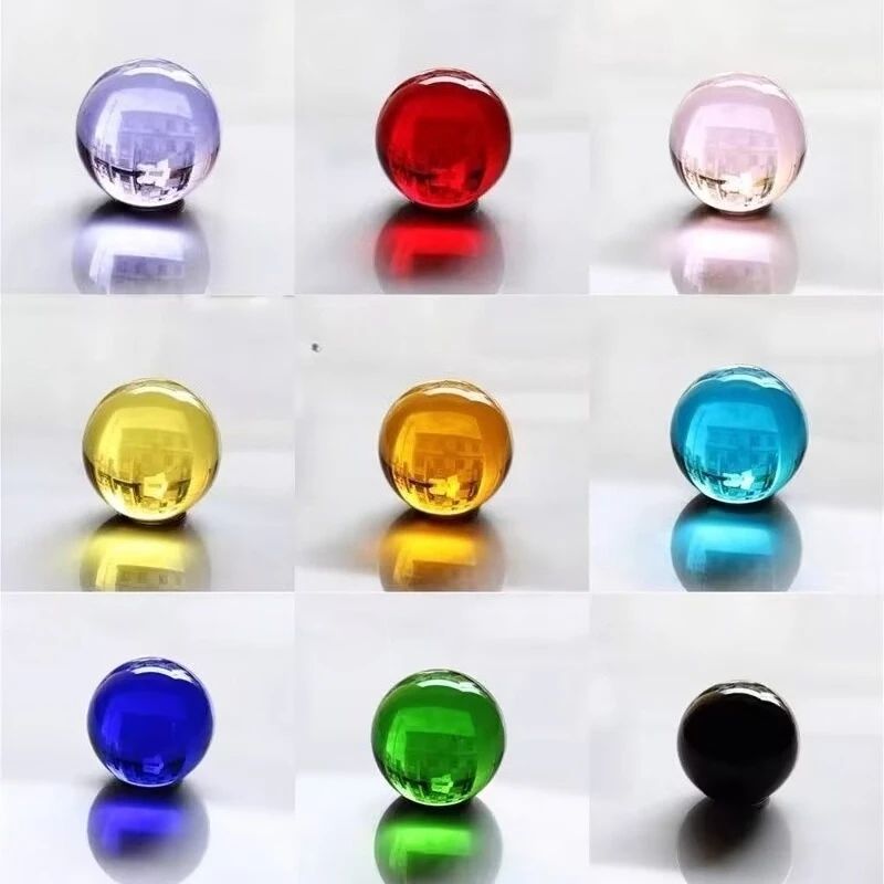 

30mm K9 Crystal Ball Glass Healing Sphere Photography Prop Decoration Craft Feng Shui Home Decor