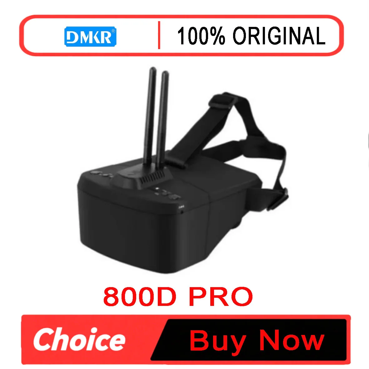 DMKR 800D Pro FPV Goggles with 5