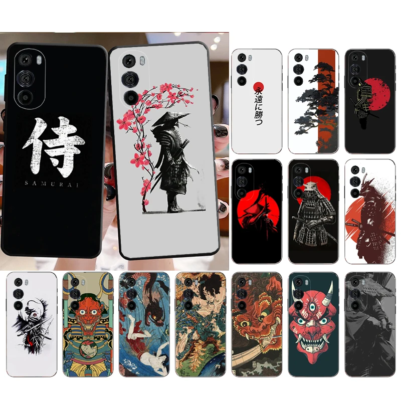 

Phone Case For Motorola Edge 50 40 Pro 60 50 40 30 Ultra Neo Fusion Moto G85 G72 G53 G54 G84 G13 G32 Japanese samurai